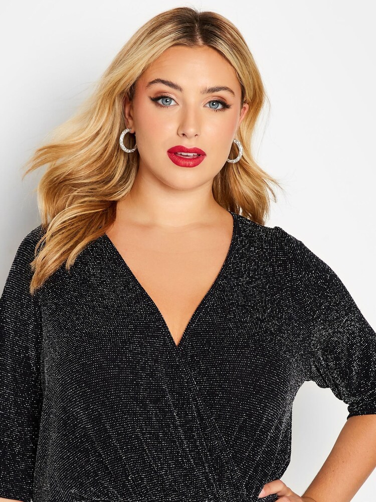 Yours Curve Black Limited Brillo Jumpsuit - Image 4 of 4