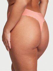 Victoria's Secret Punchy Peach Orange Scalloped Thong Knickers - Image 2 of 3