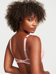 Victoria's Secret Pretty Blossom Pink Add 2 Cups Push Up Shine Strap Bra - Image 2 of 3