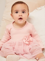Lipsy Pink 2 in 1 Tutu Corsage Dress (0-6yrs) - Image 1 of 3