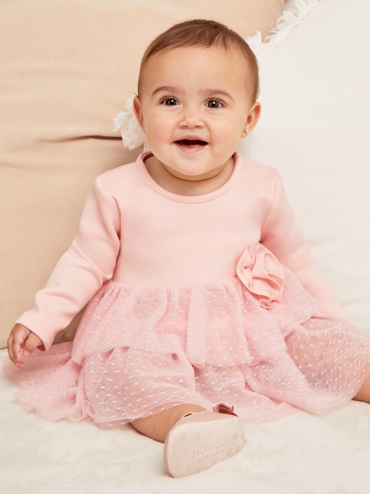 Lipsy Pink 2 in 1 Tutu Corsage Dress (0-6yrs) - Image 3 of 3