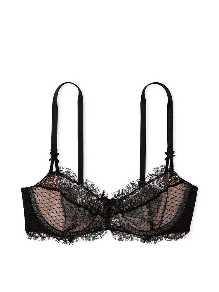 Victoria's Secret Black Lace Unlined Balcony Bra - Image 3 of 3