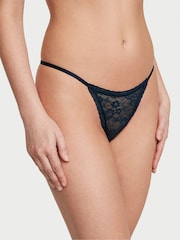 Victoria's Secret Noir Navy Blue Thong Knickers - Image 1 of 3