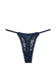 Victoria's Secret Noir Navy Blue Thong Knickers - Image 3 of 3