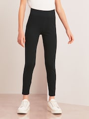 Lipsy Black Jersey Full Length Leggings (2-16yrs) - Image 1 of 4
