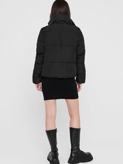 JDY Black Padded Jacket - Image 3 of 4