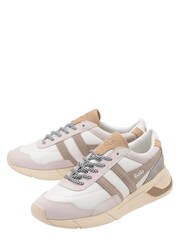 Gola White Ladies' Eclipse Pure Lace-Up Trainers - Image 2 of 4