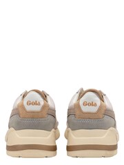Gola White Ladies' Eclipse Pure Lace-Up Trainers - Image 3 of 4