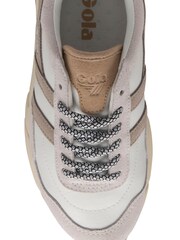 Gola White Ladies' Eclipse Pure Lace-Up Trainers - Image 4 of 4