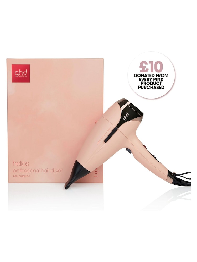 ghd Helios Hairdryer In Light Pink Peach - Charity Limited Edition - Image 1 of 4