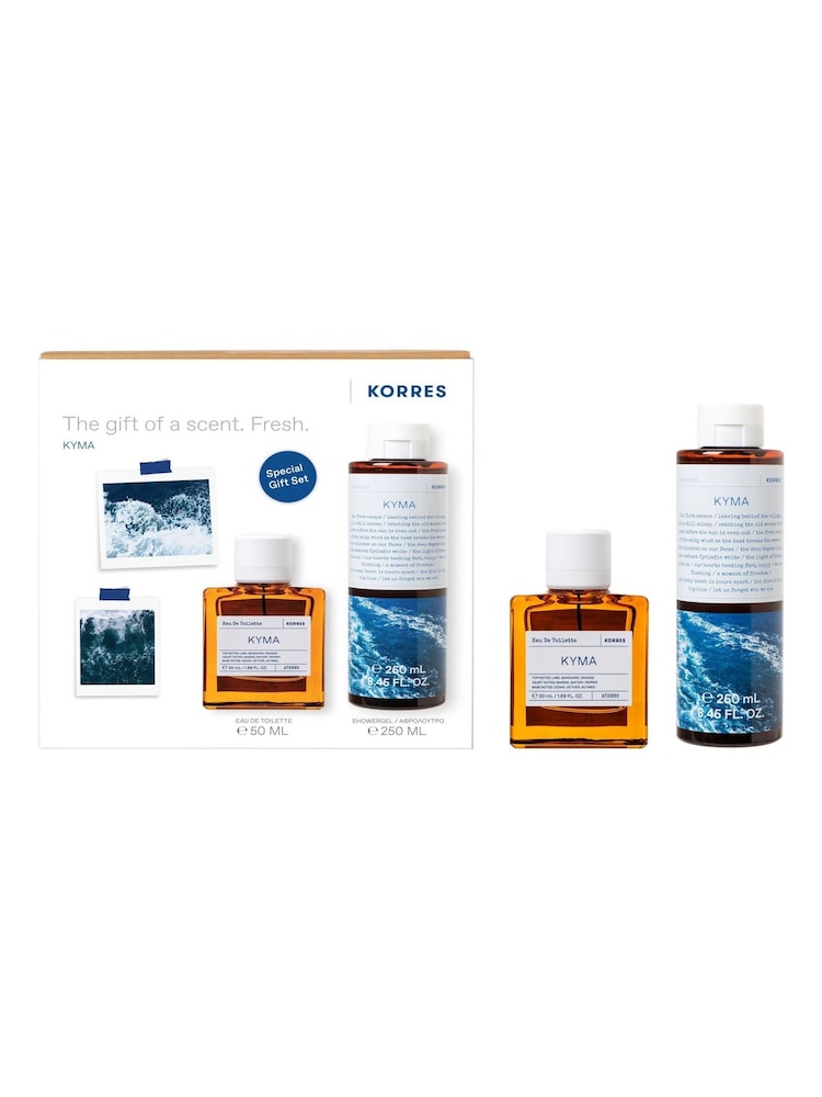 Korres Kyma Eau De Toilette (50ml) and Shower Gel (250ml) Gift Set - Image 2 of 2