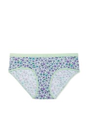 Victoria's Secret Garden Mint Cherry Blossoms Floral Green Printed Stretch Cotton Hipster Knickers - Image 3 of 3