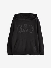 Gap Black Logo Hoodie (4-13yrs) - Image 1 of 2