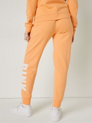 Victoria's Secret PINK Light Orange Sans Logo Fleece Lounge Jogger - Image 2 of 3