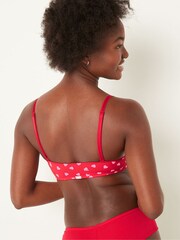 Victoria's Secret PINK Heart Print Red Push Up Front Fastening Push Up T-Shirt Bra - Image 2 of 5