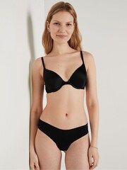 Victoria's Secret PINK Pure Black Push Up Front Fastening T-Shirt Bra - Image 1 of 3