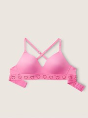 Victoria's Secret PINK Dreamy Pink Heart Shine Smooth Lightly Lined Non Wired T-Shirt Bra - Image 5 of 6