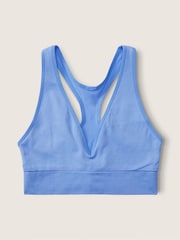 Victoria's Secret PINK Cornflower Blue Seamless Plunge Bralette - Image 4 of 4