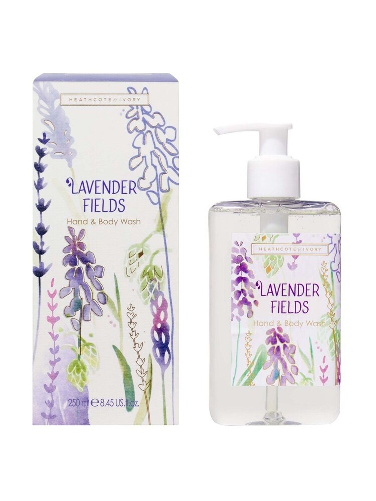 Heathcote & Ivory Lavendar Fields Hand Body Wash 250ml - Image 1 of 5