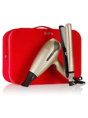 ghd Platinum+ & Helios Limited Edition - Hair Straightener & Hair Dryer in Champagne Gold - Image 1 of 5