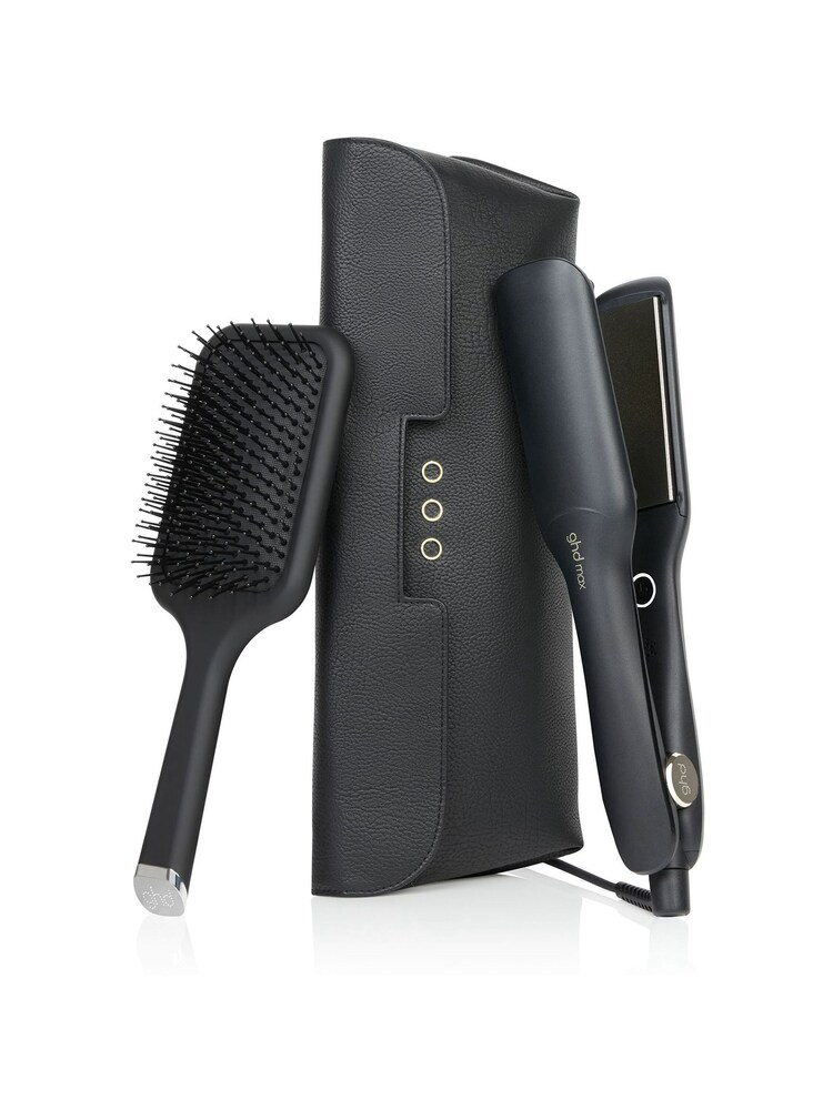 ghd Max Gift Set - Wide Plate Hair Straightener - Image 1 of 4 ghd Max Gift Set - Wide Plate Hair Straightener - Image 1 of 4