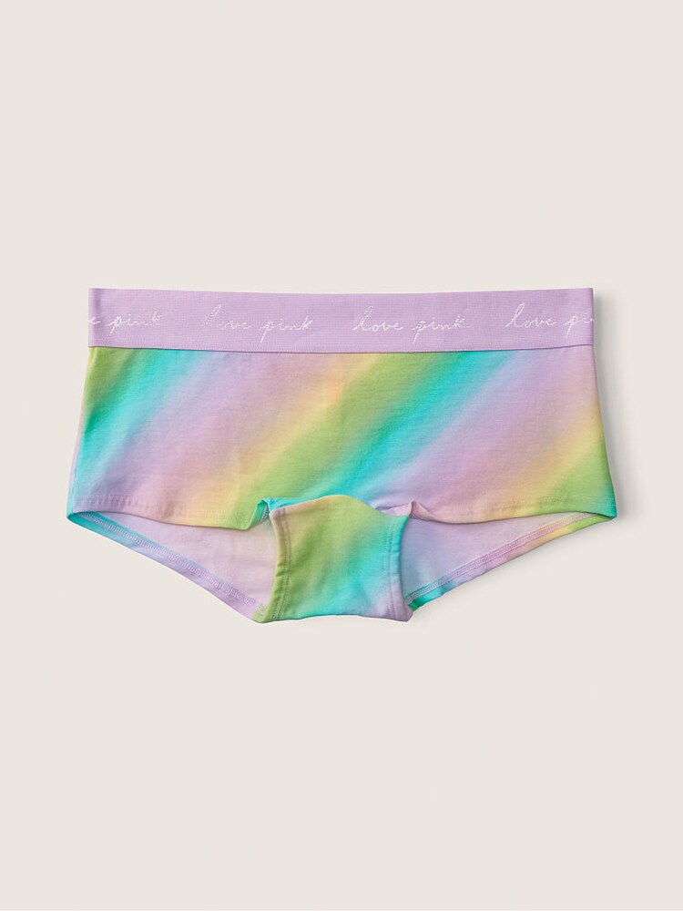 Victoria's Secret PINK Multi Cotton Logo Short Knicker - Image 1 of 1