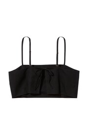 Victoria's Secret Black Linen Crop Top - Image 4 of 4