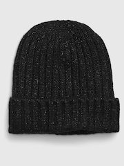 Gap Black Adults Tweed Beanie - Image 1 of 1