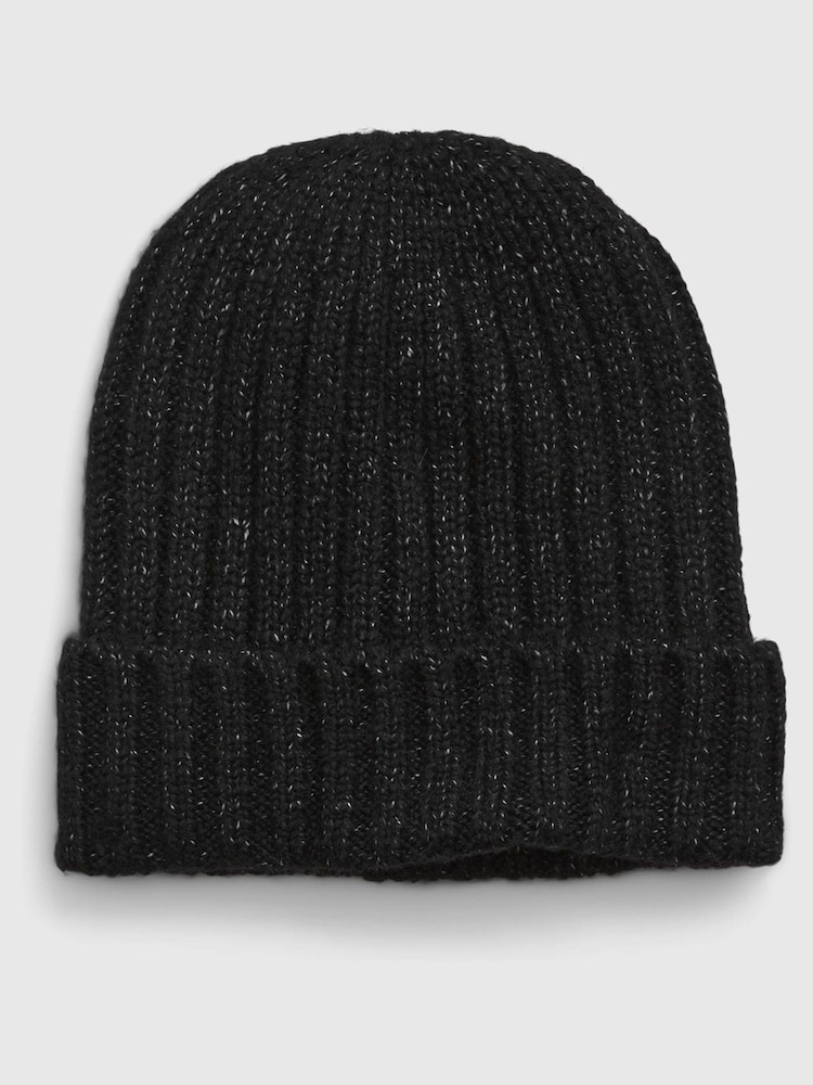 Gap Black Adults Tweed Beanie - Image 1 of 1