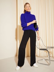 Friends Like These Royal Blue Roll Neck Jumper - Image 3 of 4