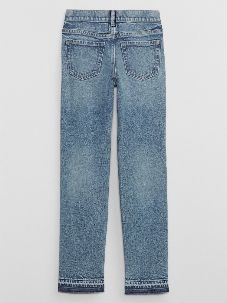 Vintage-Waschung/Blau - Gap Mid Rise Straight Washwell Jeans (5-14Jahre) - Bild 2 von 4