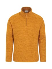 Mountain Warehouse Yellow Snowdon Mens Micro Fleece - Image 1 of 2