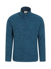 Mountain Warehouse Indigo Blue Snowdon Mens Micro Fleece - Image 1 of 2