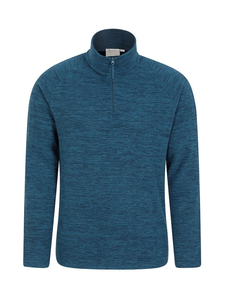 Mountain Warehouse Indigo Blue Snowdon Mens Micro Fleece - Image 1 of 2