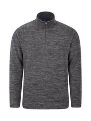 Mountain Warehouse Grey Snowdon Mens Micro Fleece - Image 1 of 2