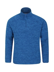 Mountain Warehouse Medium Blue Snowdon Mens Micro Fleece - Image 1 of 2