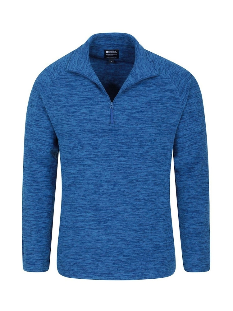 Mountain Warehouse Medium Blue Snowdon Mens Micro Fleece - Image 2 of 2