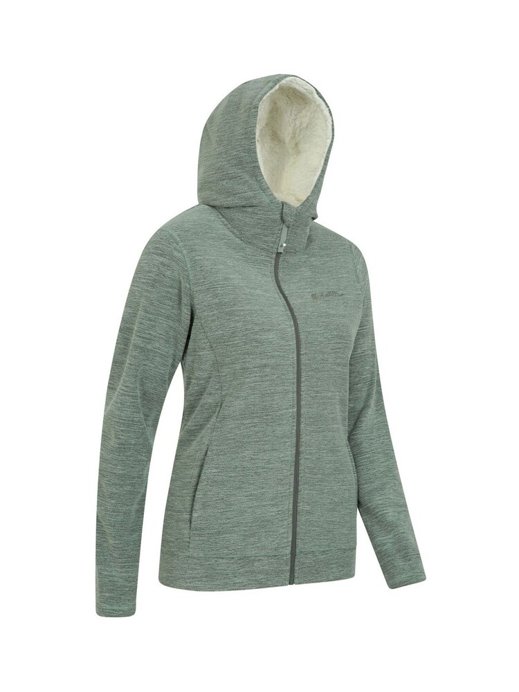 Mountain Warehouse Green Snowdonia Fleece Hoodie - Image 2 of 4