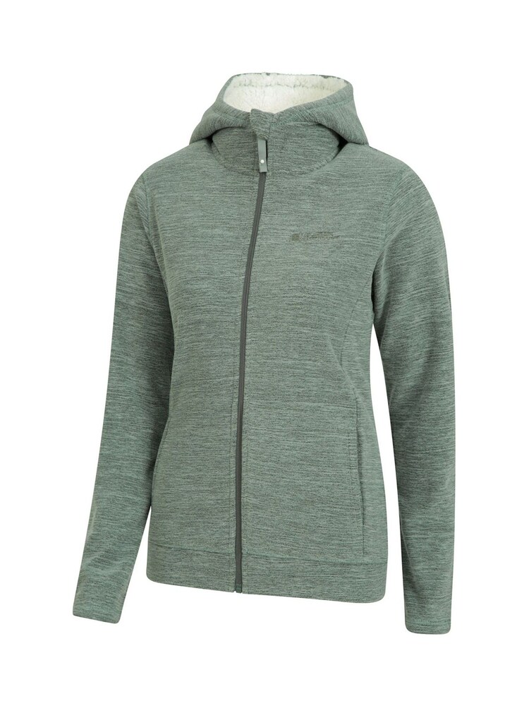 Mountain Warehouse Green Snowdonia Fleece Hoodie - Image 4 of 4