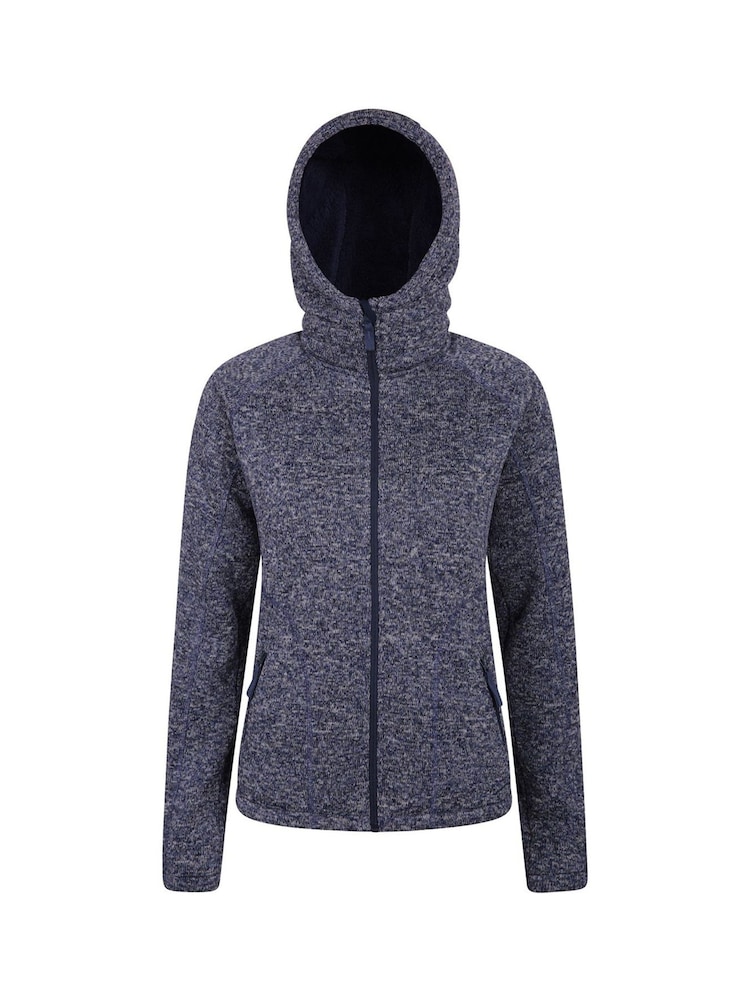 Mountain Warehouse Navy Blue Nevis Sherpa Lined Hoodie - Image 1 of 2