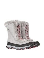Mountain Warehouse Grey Ohio Womens Thermal Fleece Lined Snow Boot - Image 1 of 3