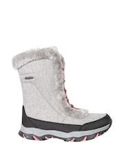 Mountain Warehouse Grey Ohio Womens Thermal Fleece Lined Snow Boot - Image 2 of 3