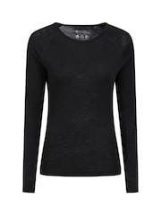 Mountain Warehouse Black Merino Thermal Top & Pants Set - Womens - Image 2 of 4