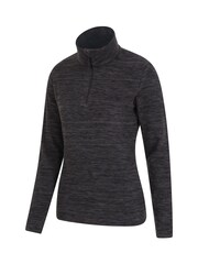 Mountain Warehouse Black Snowdon Melange Half-Zip Fleece - Image 3 of 3