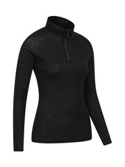 Mountain Warehouse Black Merino Zip Neck Thermal Top - Womens - Image 2 of 3