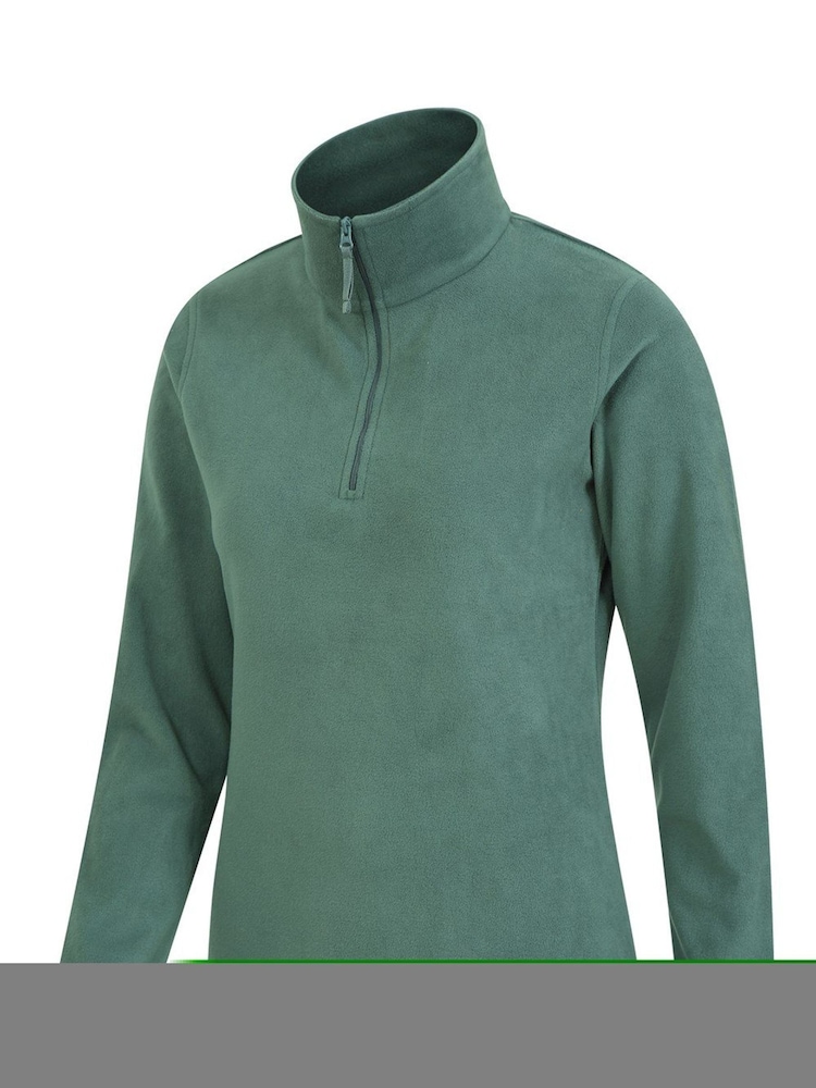 Mountain Warehouse Green Camber Half Zip Fleece - Image 3 of 3 Mountain Warehouse Green Camber Half Zip Fleece - Image 3 of 3