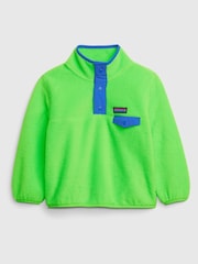 Gap Green Arctic Fleece Mockneck Pullover - Image 1 of 3