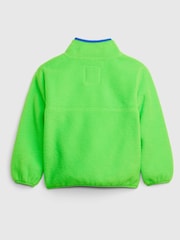 Gap Green Arctic Fleece Mockneck Pullover - Image 2 of 3