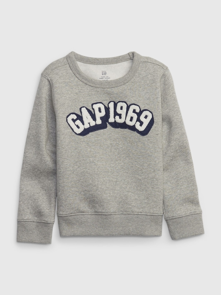 Gap Grey 1969 Logo Crew Neck Sweatshirt - Image 1 of 1 Gap Grey 1969 Logo Crew Neck Sweatshirt - Image 1 of 1