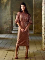 Closet Gold Kimono Pencil Dress - Image 1 of 1